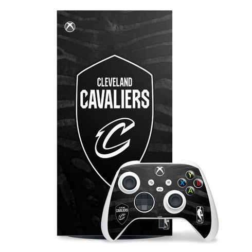 NBA Cleveland Cavaliers Black Animal Print Xbox Series X Skins
