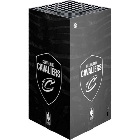 NBA Cleveland Cavaliers Black Animal Print XBox Series X Digital Edition Console Skin