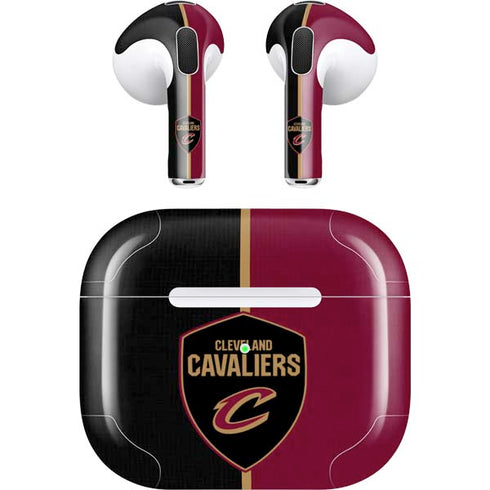 NBA Cleveland Cavaliers Canvas Apple AirPods (3rd Gen 2021) Skin