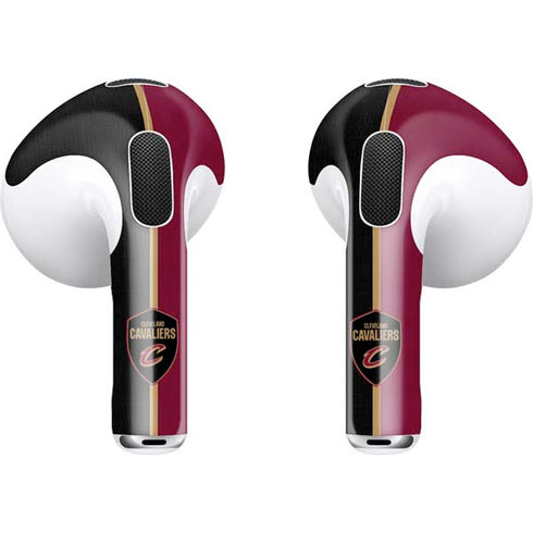 NBA Cleveland Cavaliers Canvas Apple AirPods (3rd Gen 2021) Skin