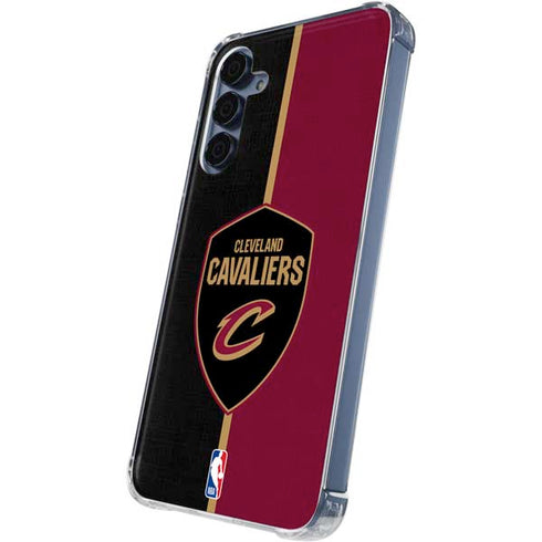 NBA Cleveland Cavaliers Canvas Galaxy A55 5G Clear Case