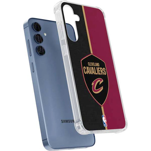 NBA Cleveland Cavaliers Canvas Galaxy A55 5G Clear Case