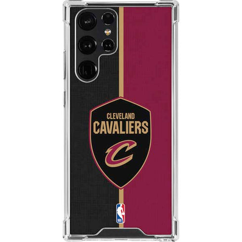 NBA Cleveland Cavaliers Canvas Galaxy S23 Ultra Clear Case