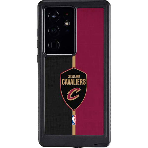 NBA Cleveland Cavaliers Canvas Galaxy S24 Ultra Waterproof Case