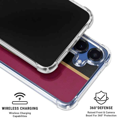 NBA Cleveland Cavaliers Canvas Galaxy S25 Clear Case