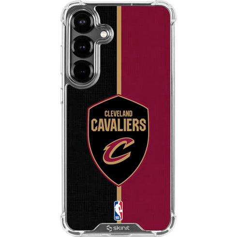 NBA Cleveland Cavaliers Canvas Galaxy S26 Clear Case
