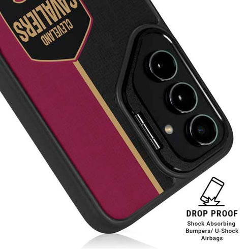NBA Cleveland Cavaliers Canvas Galaxy S26 Kickstand Case