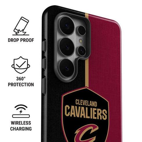 NBA Cleveland Cavaliers Canvas Galaxy S26 Ultra Impact Case