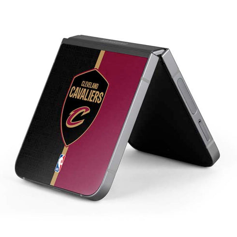 NBA Cleveland Cavaliers Canvas Galaxy Z Flip6 Skin