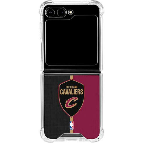 NBA Cleveland Cavaliers Canvas Galaxy Z Flip6 Clear Case
