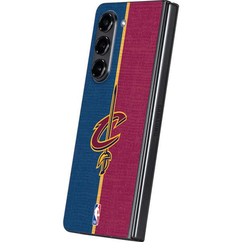 NBA Cleveland Cavaliers Canvas Galaxy Z Fold5 5G Skin