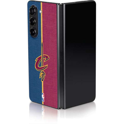 NBA Cleveland Cavaliers Canvas Galaxy Z Fold5 5G Skin