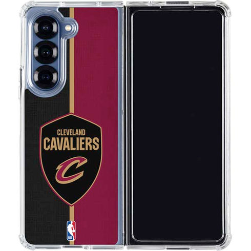 NBA Cleveland Cavaliers Canvas Galaxy Z Fold6 Clear Case