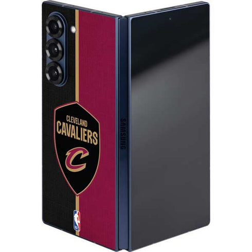 NBA Cleveland Cavaliers Canvas Galaxy Z Fold6 Skin