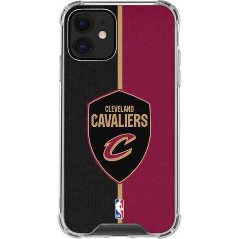 NBA Cleveland Cavaliers Canvas iPhone 12 Clear Case