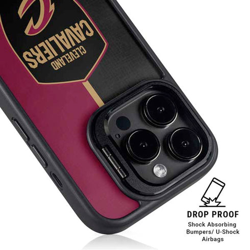 NBA Cleveland Cavaliers Canvas iPhone 14 Pro Max Kickstand Case