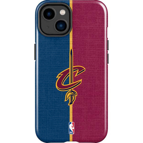NBA Cleveland Cavaliers Canvas iPhone 15 Impact Case