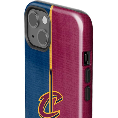 NBA Cleveland Cavaliers Canvas iPhone 15 Impact Case