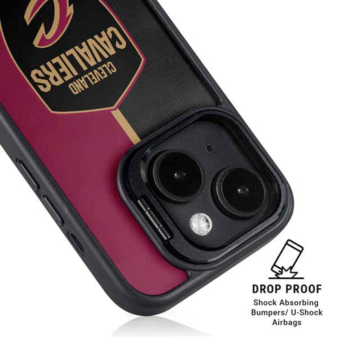 NBA Cleveland Cavaliers Canvas iPhone 15 Kickstand Case
