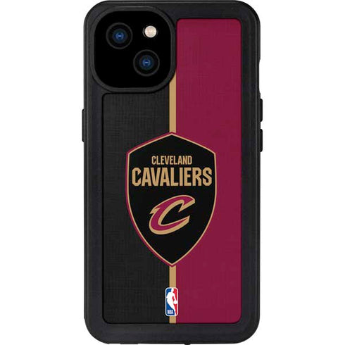 NBA Cleveland Cavaliers Canvas iPhone 15 Plus Waterproof Case