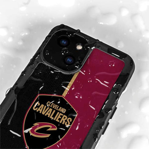 NBA Cleveland Cavaliers Canvas iPhone 15 Plus Waterproof Case