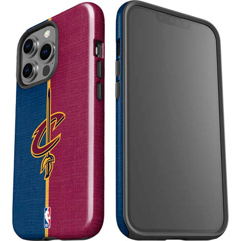 NBA Cleveland Cavaliers Canvas iPhone 15 Pro Impact Case