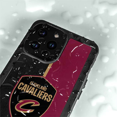 NBA Cleveland Cavaliers Canvas iPhone 15 Pro Waterproof Case