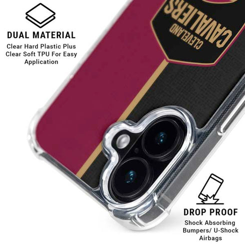 NBA Cleveland Cavaliers Canvas iPhone 16 MagSafe Case