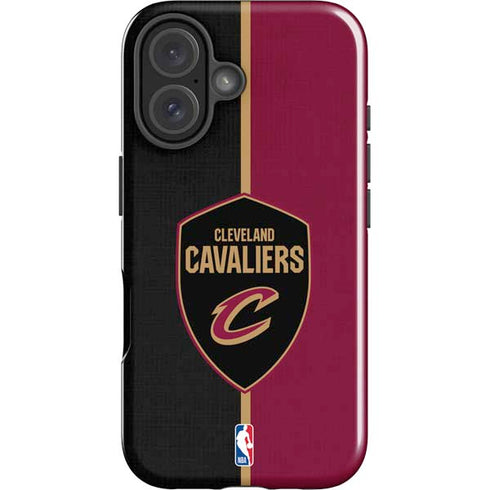 NBA Cleveland Cavaliers Canvas iPhone 16 Plus Impact Case
