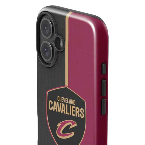 NBA Cleveland Cavaliers Canvas iPhone 16 Plus Impact Case
