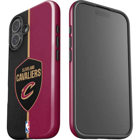 NBA Cleveland Cavaliers Canvas iPhone 16 Plus Impact Case
