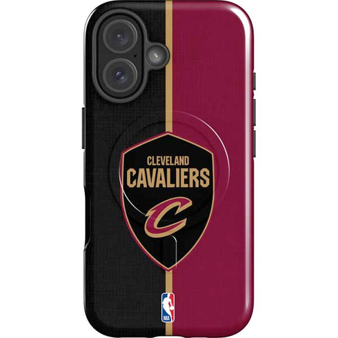NBA Cleveland Cavaliers Canvas iPhone 16 Plus Magsafe Impact Case