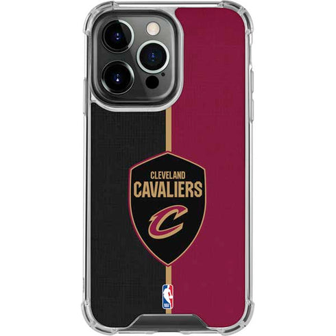 NBA Cleveland Cavaliers Canvas iPhone 16 Pro Clear Case