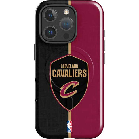 NBA Cleveland Cavaliers Canvas iPhone 16 Pro Magsafe Impact Case