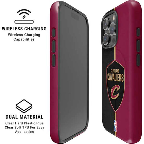 NBA Cleveland Cavaliers Canvas iPhone 16 Pro Magsafe Impact Case