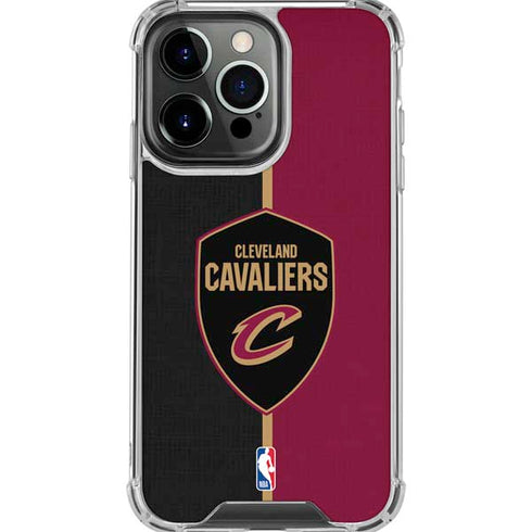 NBA Cleveland Cavaliers Canvas iPhone 16 Pro Max Clear Case