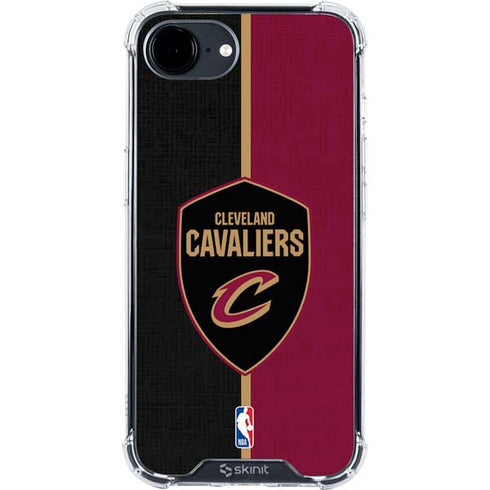 NBA Cleveland Cavaliers Canvas iPhone 16e Clear Case