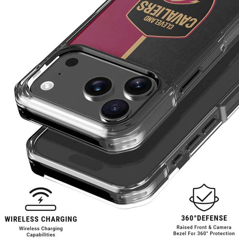 NBA Cleveland Cavaliers Canvas iPhone 18 Pro Clear Case