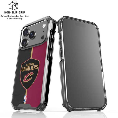 NBA Cleveland Cavaliers Canvas iPhone 18 Pro Clear Case