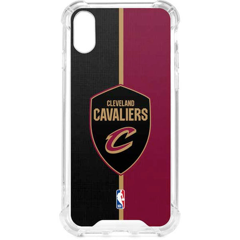 NBA Cleveland Cavaliers Canvas iPhone XS Clear Case