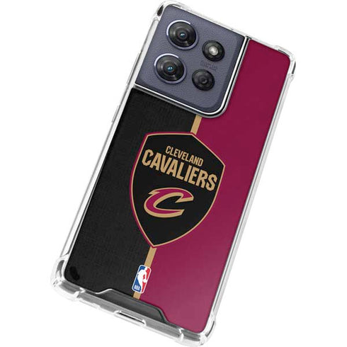NBA Cleveland Cavaliers Canvas Moto G 5G (2025) Clear Case