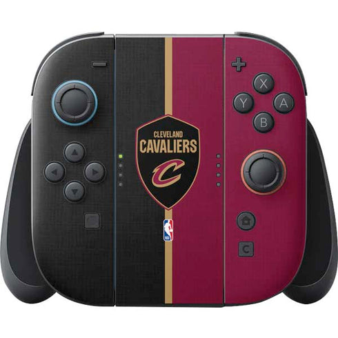 NBA Cleveland Cavaliers Canvas Nintendo Switch 2 (2025) Joy-Con Controller Skin