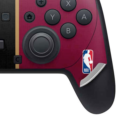 NBA Cleveland Cavaliers Canvas Nintendo Switch 2 (2025) Pro Controller Skin