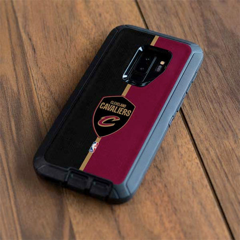 NBA Cleveland Cavaliers Canvas Otterbox Defender Galaxy Skin