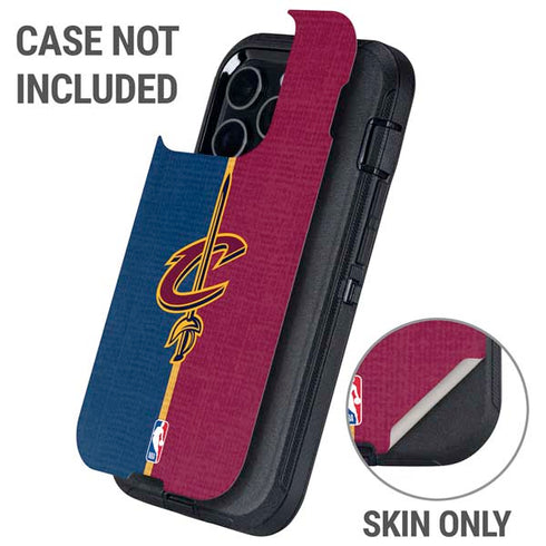 NBA Cleveland Cavaliers Canvas Otterbox Defender iPhone Skin