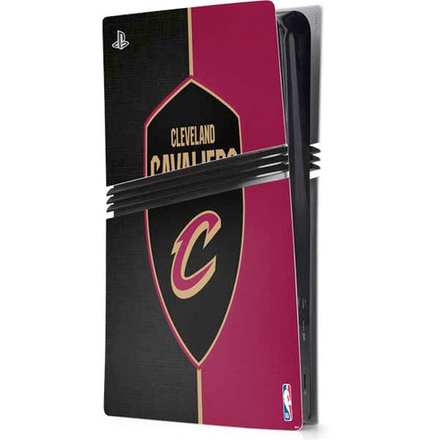 NBA Cleveland Cavaliers Canvas PS5 Pro Console Skin