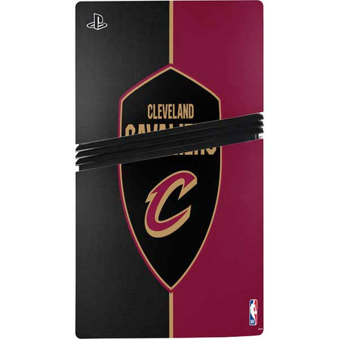 NBA Cleveland Cavaliers Canvas PS5 Pro Console Skin