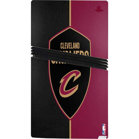 NBA Cleveland Cavaliers Canvas PS5 Pro Console Skin