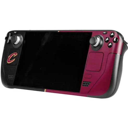 NBA Cleveland Cavaliers Canvas Steam Deck Handheld Gaming Computer OLED Skin