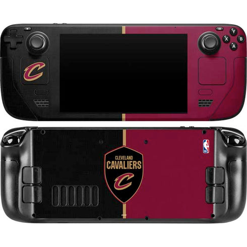NBA Cleveland Cavaliers Canvas Steam Deck Handheld Gaming Computer Skin
